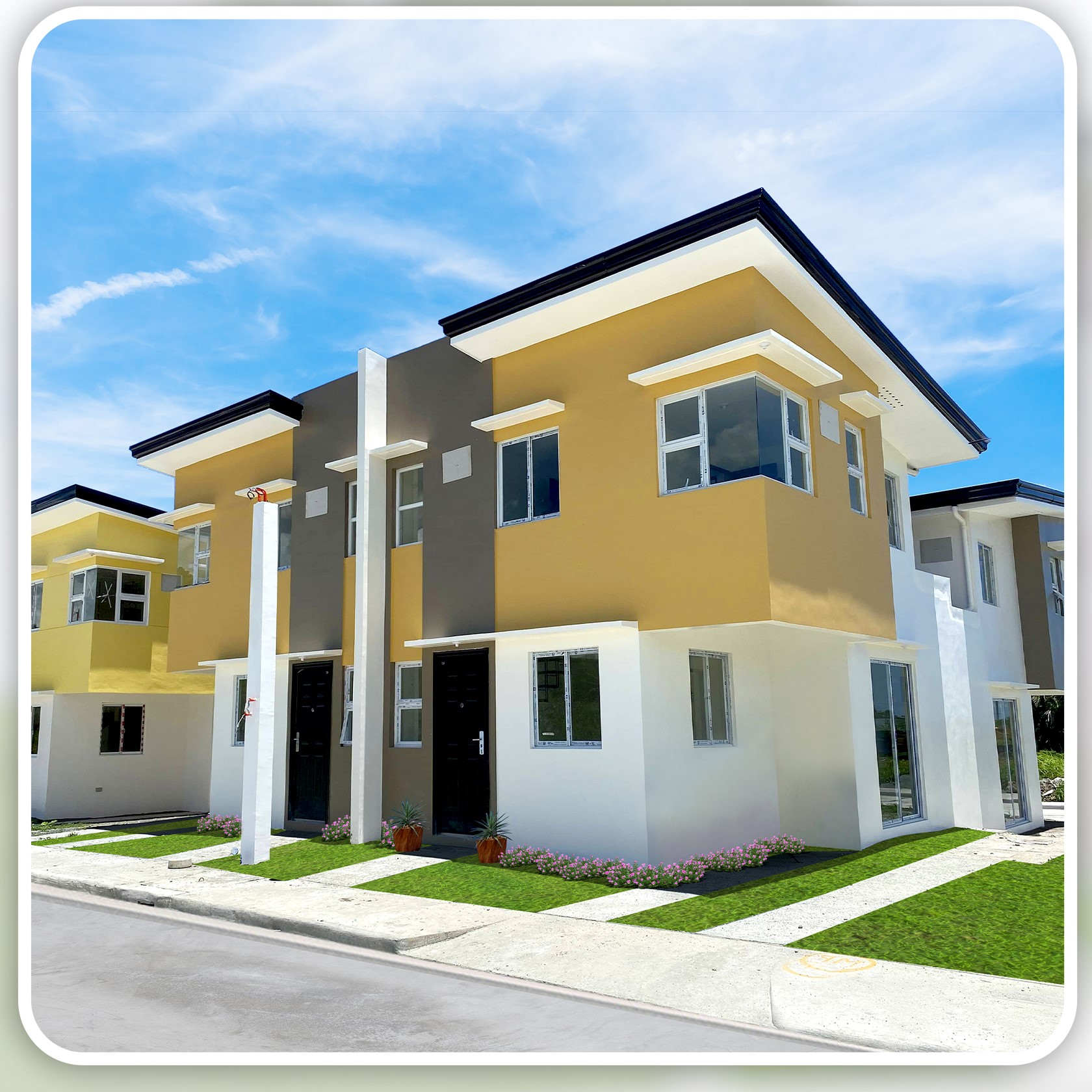 Ciera model – 2-storey duplex house for sale with 3 bedrooms, designed for modern and spacious living.